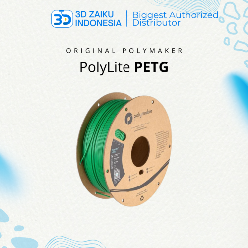 PolyMaker PolyLite PETG 3D Printer Filament High Strength Low Warping Easy to Print